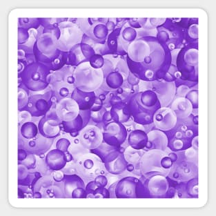 Purple Grape Candy Bubble Pattern Sticker